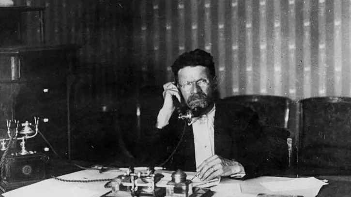 Михаил Калинин в 1918 году. Фото: Петр Оцуп/МАММ/МДФ/russiainphoto.ru