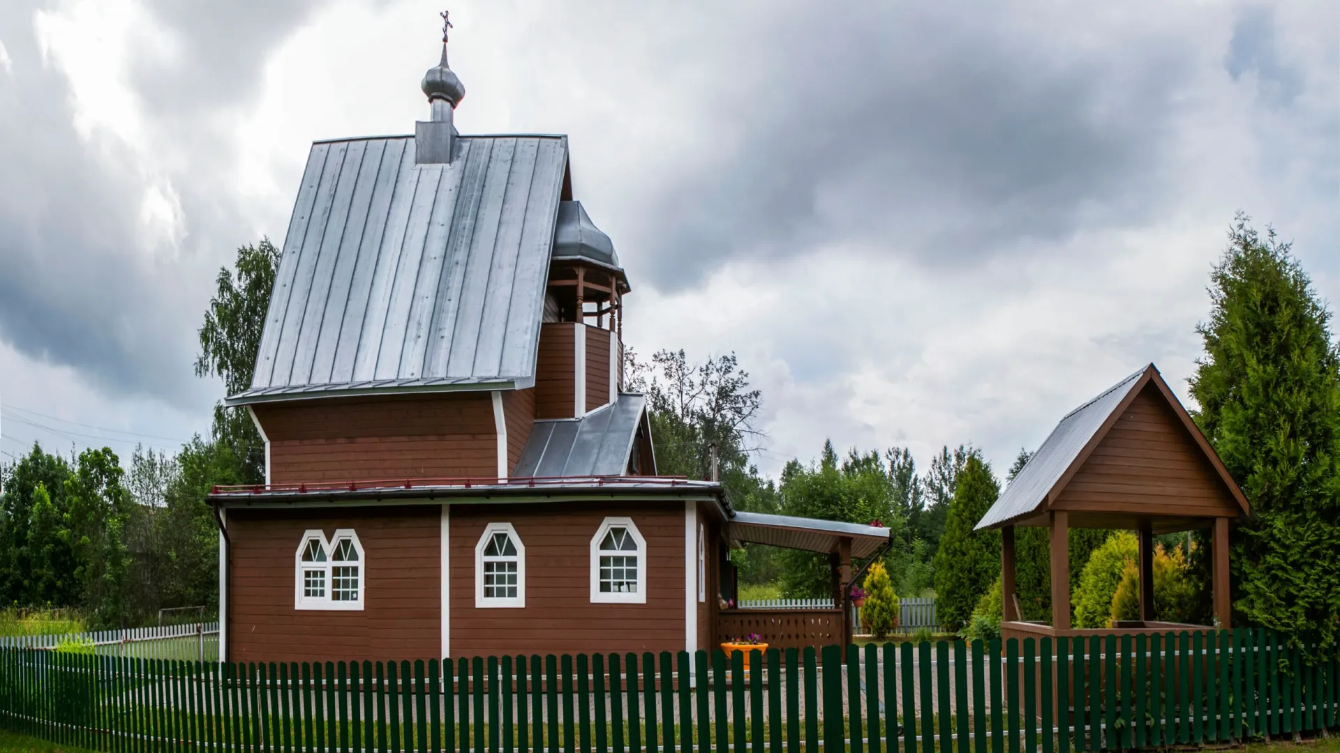 Часовня блаженной Ксении Петербургской в селе Соловарка Вологодской области. Фото: Sergei Afanasev/Shutterstock/Fotodom