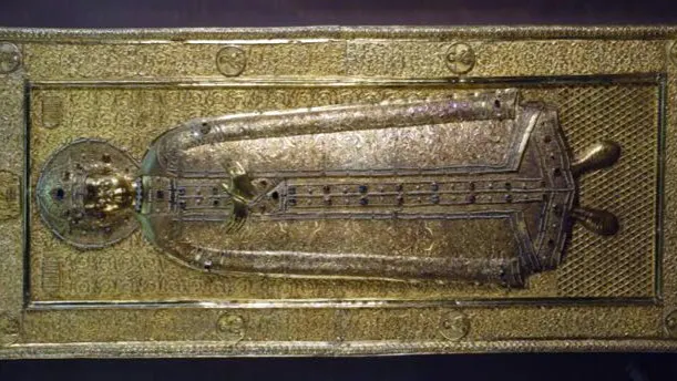 Крышка раки царевича Дмитрия. Москва, Мастерские Кремля, 1628—1630 гг. Фото: archangel-cathedral.kreml.ru