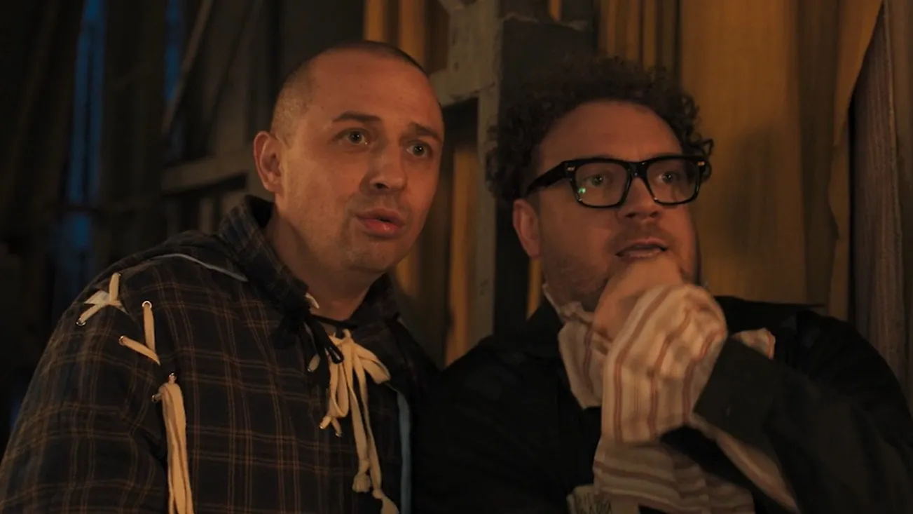 Кадр из трейлера сериала «Театральная зона»/«К.Б.А.»/ Кинокомпания братьев Андреасян/KIONFILM/kinopoisk.ru