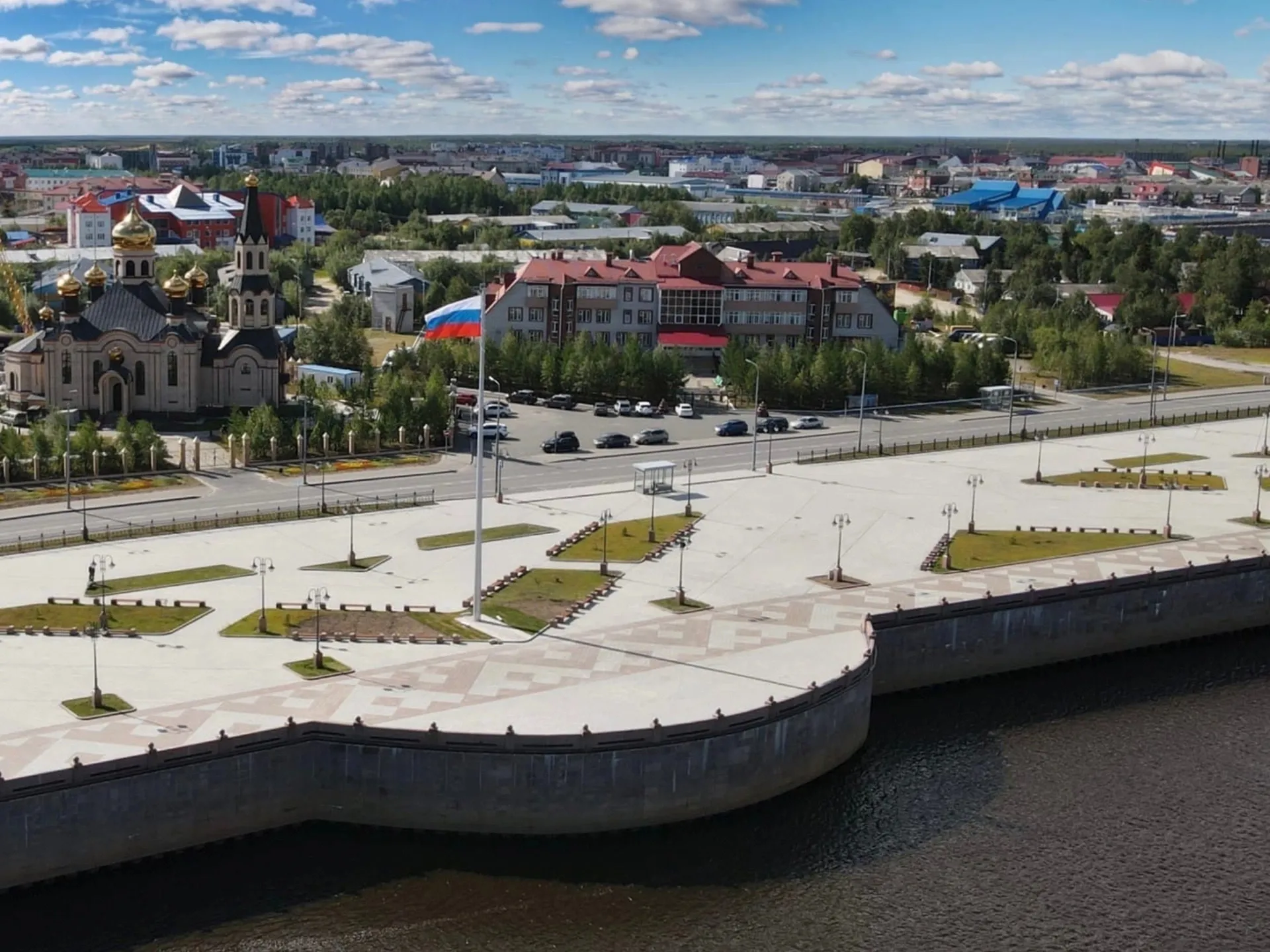 Набережную в Тарко-Сале откроют к 90-летию города | Ямал-Медиа