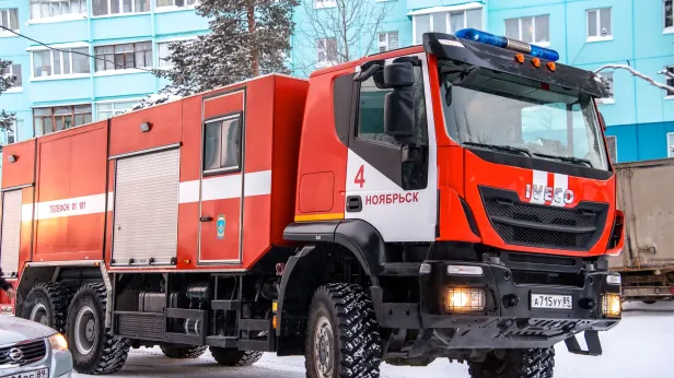 Пожар на месте строительства нового корпуса школы произошел в Ноябрьске
