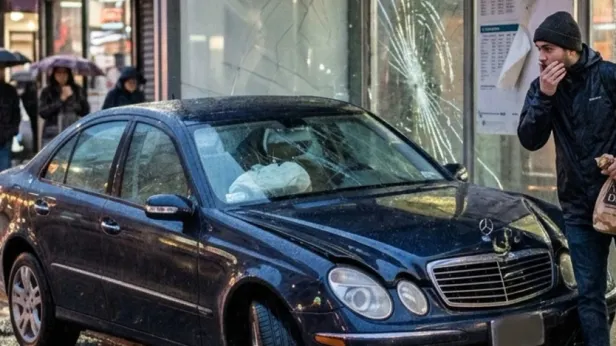 В Ярославле Mercedes влетел в автобусную остановку, погиб человек