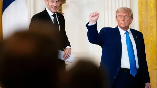 Макрон остался доволен результатами встречи с Трампом по Украине