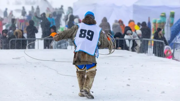 В Надыме установили рекорд по метанию тынзяна среди оленеводов