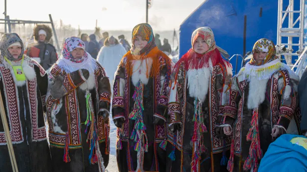 Морозы не остановили пуровчан от празднования Дня оленевода