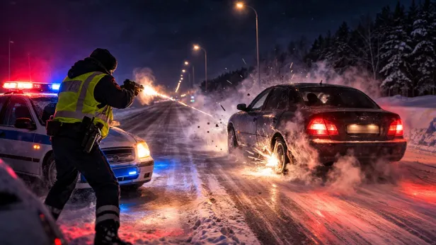 В Оренбурге полицейским понадобился 31 патрон, чтобы остановить пьяного водителя