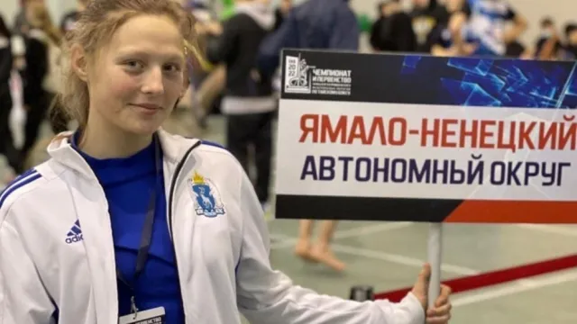 Дарья Калокина на соревнованиях. Фото: СШ «Олимпиец»