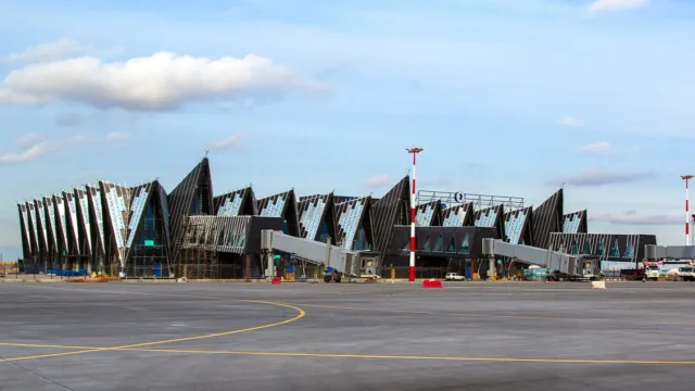 Аэропорт в Новом Уренгое готов уже на 80%. Фото: предоставлено пресс-службой губернатора ЯНАО