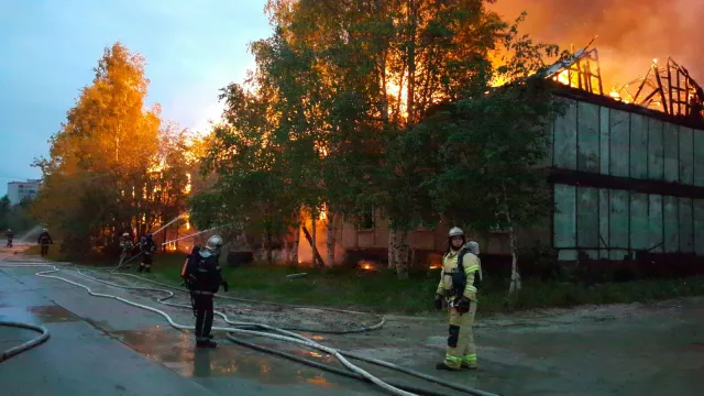 «Бамовский» дом в Ноябрьске был расселен. Фото: ГУ МЧС России по ЯНАО